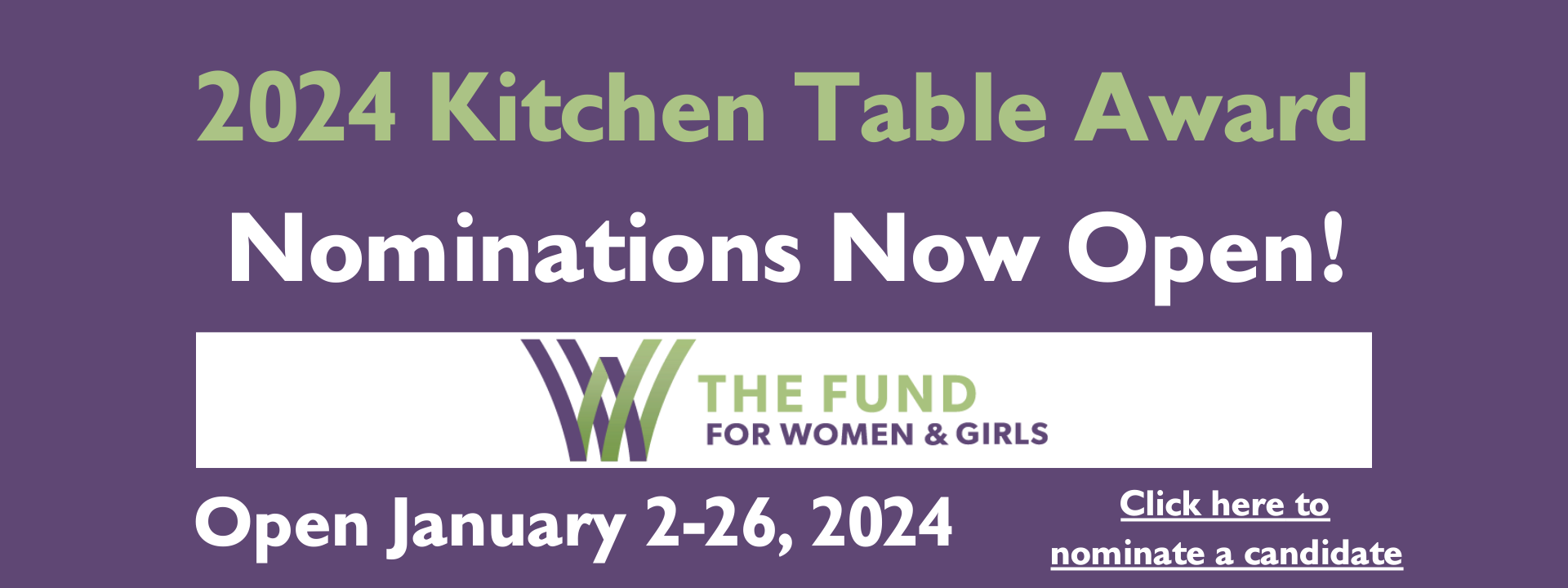 The Fund For Women And Girls Igniting Change In Chester County   2024 Kitchen Table Banner 